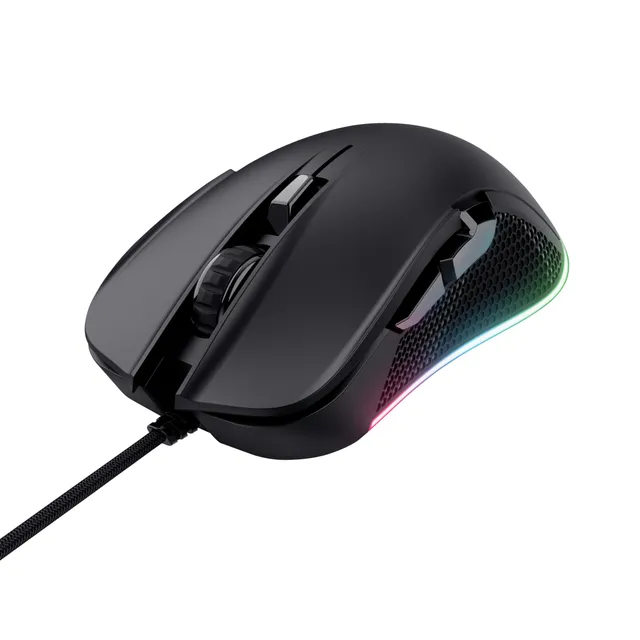 GXT 922 YBAR - Mouse - Optic - 6 knappar - Svart
