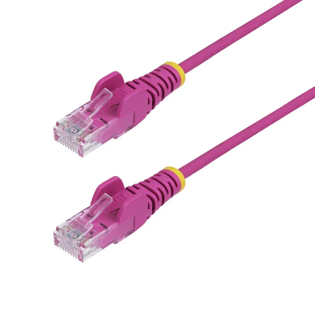 7m Pink Slim CAT6 Ethernet Cable Snagless 28AWG LSZH - patch cable - 7 m - pink - Rosa - 7m