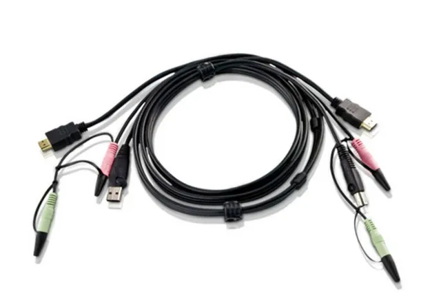 2L-7D02UH - Video/USB/ljud-kabel - USB, mini-