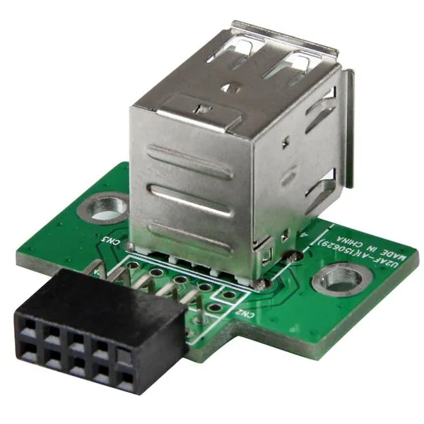 2 Port USB Moderkort Sidhuvud Adapter