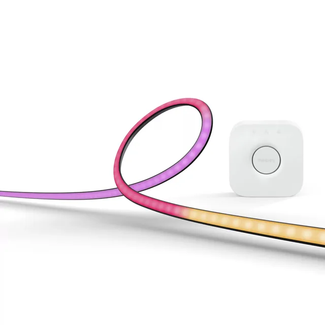 Hue Play Gradient PC Lightstrip 24-27" + Hue Bridge