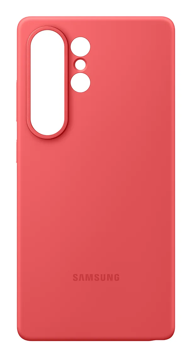 Galaxy S25 Ultra Silicone fodral (rött)