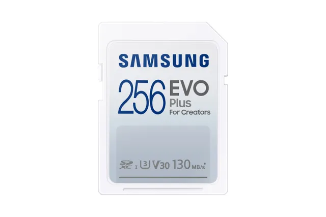 EVO Plus MB-SC256K - Flash-minneskort - 256 GB - Video Class V30 / UHS-I U3 / Class10 - SDXC UHS-I