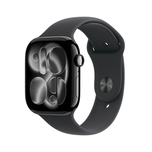Watch Series 11 GPS 46mm Jet Black Aluminium Case with Black Sport Band - S/M