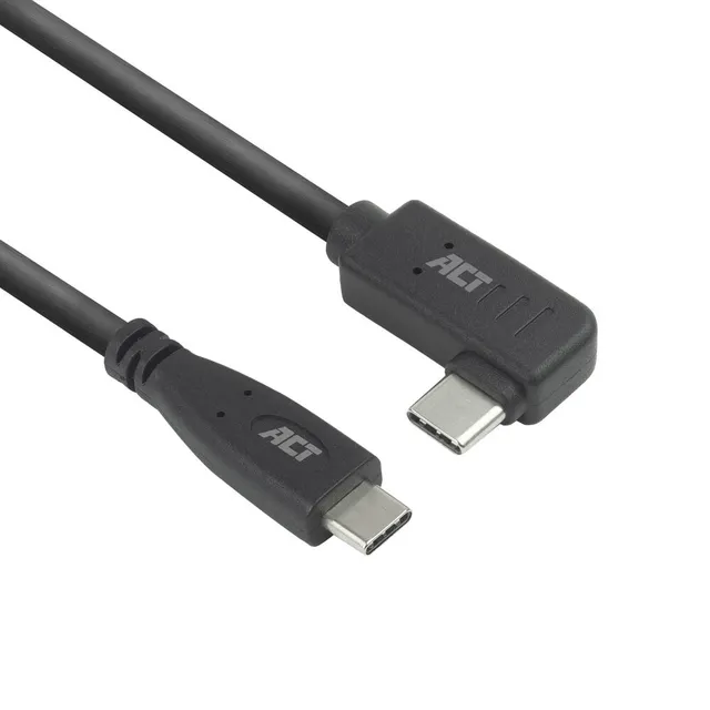 USB 3.0-vinklad kabel, USB-C, 2 meter