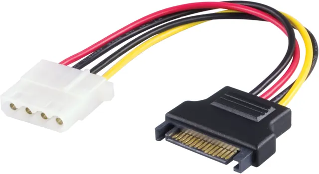 Strömadapter 4-pin till SATA