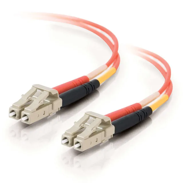 LC-LC 50/125 OM2 Duplex Multimode PVC Fiber Optic Cable (LSZH) - Nätverkskabel - LC multiläge (hane) till LC multiläge (hane) - 20 m - 20 m - fibe