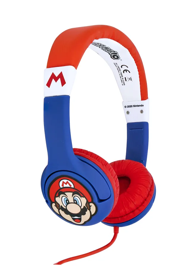 Super Mario - Barnhörlurar - Volymbegränsad 85dB max
