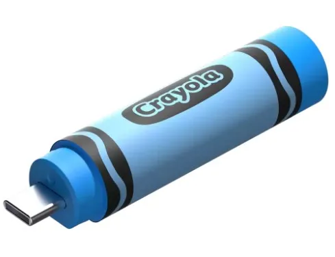 Crayola - USB flash-enhet - 64 GB - USB-C 3.2 Gen 1 - dupblå