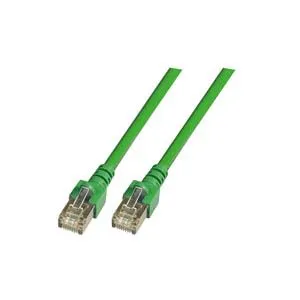 Patchkabel SF/UTP C.5e PVC 3 m grön - (10 st.)