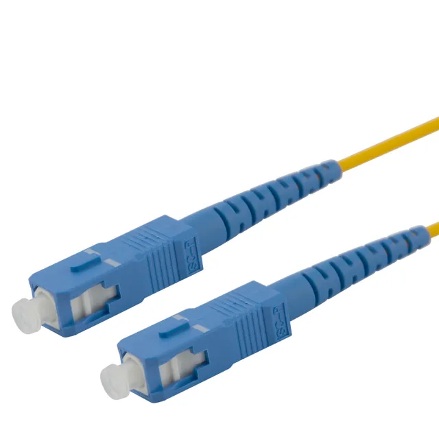 - Patchkabel - SC/UPC till SC/UPC - 5 m - 5 m. - fiberoptisk - simplex - OS2 - halogenfri - gul