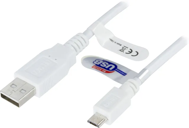 2.0 kabel A Hane - Micro B Hane, 3 meter (USB-303W)