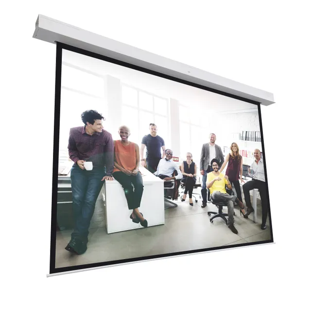 Projecta Descender Large Electrol Screen Surface Assembly - Projektionsskärmyta med motor och bottenpanel - 227" (577 cm) - 16:10 - Matte White