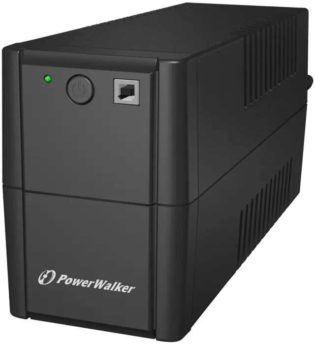 PowerWalker VI 850 IEC - UPS - AC 220/230/240 V - 480 Watt - 850 VA - 9 Ah - USB - utgångskontakter: 4 - svart