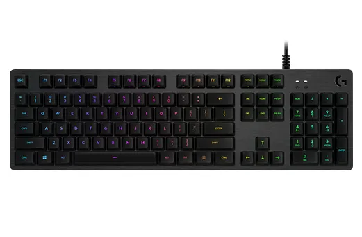 Logitech G512 Carbon GX Brown 100% Trådat Nordisk