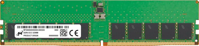 Micron - DDR5 - modul - 32 GB - DIMM 288-pin - 4800 MHz / PC5-38400 - CL40 - 1.1 V - ej buffrad - ECC