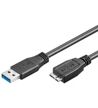 USB-A- till Micro-USB-kabel (USB 3.0) 1 m