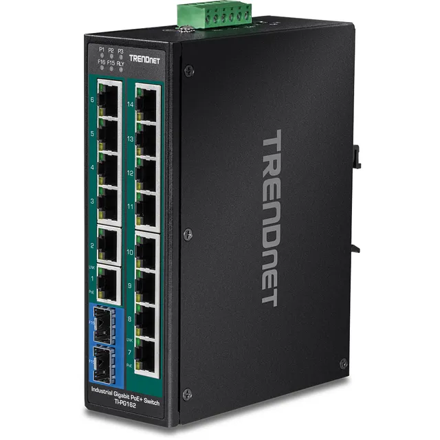 TI-PG162 - Industrial - switch - 16 ports - unmanaged