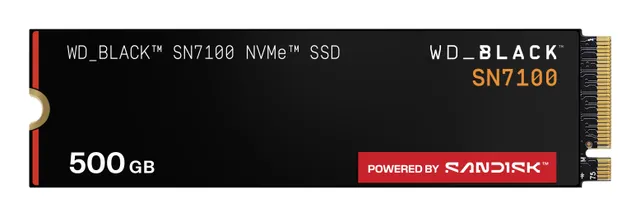 500 GB WD Black SN7100 NVMe PCIe 4.0 SSD, M.2