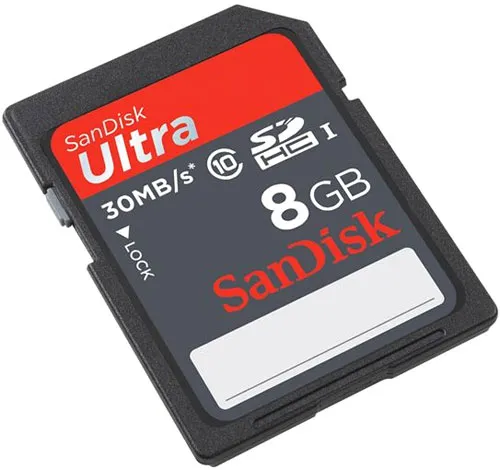 LAGRINGSMEDIA MINNESKORT SDHC 8G