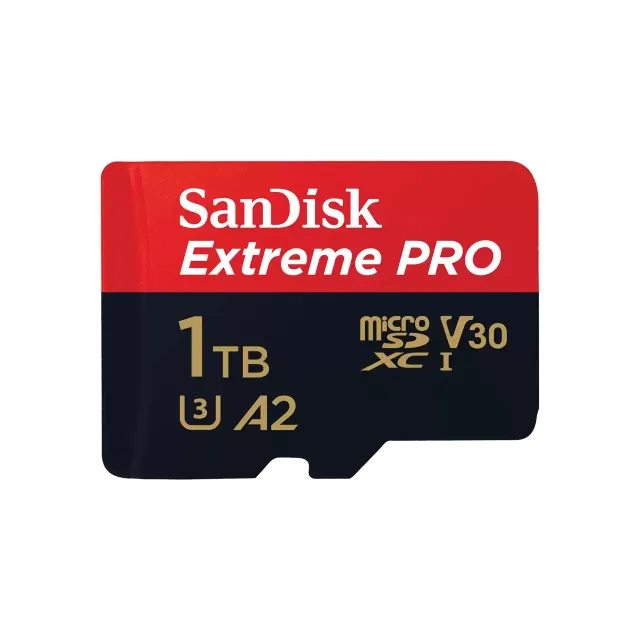 MicroSDXC Extreme Pro 1TB 200MB/s A2 C10 V30 UHS-I