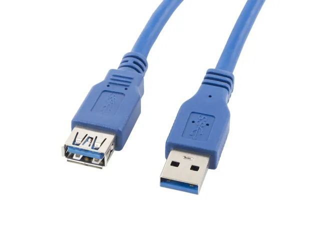 USB Förlängningskabel 3.0 AM-AF Blå (3 meter)