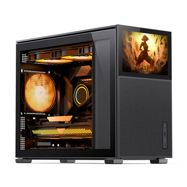 D31 mesh Screen - black - Chassi - Minitower - Svart