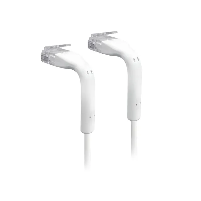 UniFi CAT6 - 10cm - Patchkabel - Vit - Böjbar - Ultratunn