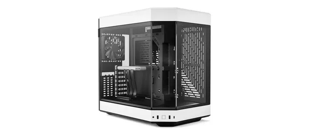 Y60 - White/Black - Chassi - Miditower - Vit
