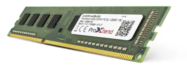 4GB DDR3 PC3L-12800 1600MHz
