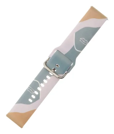 Strap Moro for Samsung Galaxy Watch 45 / 46 / 47 mm Silicone Bracelet Watch Band - Pattern 17