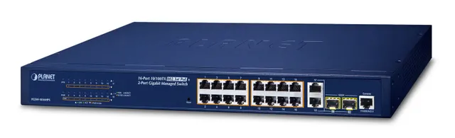 FGSW-1816HPS - Switch - Administrerad - 16