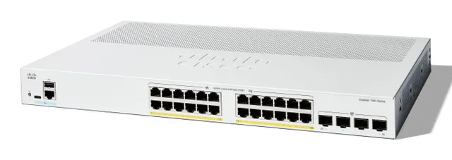 Switch - L3 - 24 x 10/100/1000Base-T + 4 x 1 Gigabit SFP - rackmonterbar - PoE+ (195 W)