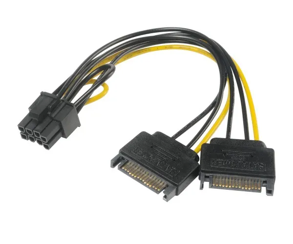 - power adapter - SATA power to 8 pin PCIe power (6+2) - 15 cm