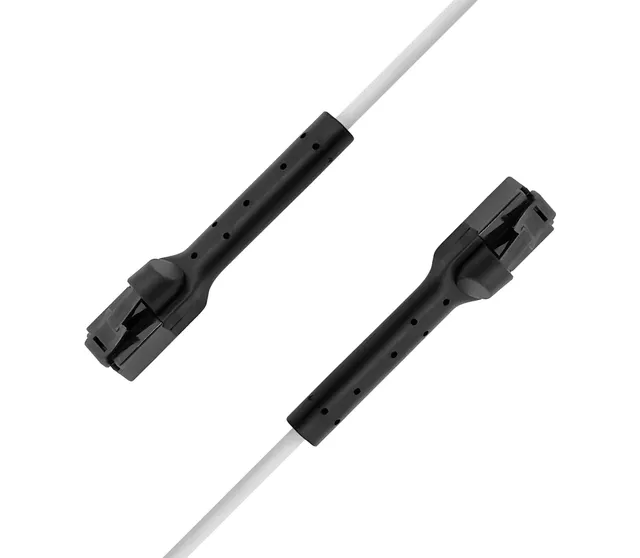 CAT.6A U/UTP 28AWG Nätverkskabel med böjbara kontakter, 1m