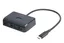 USB-C Dockningsstation med 4 Portar - Svart