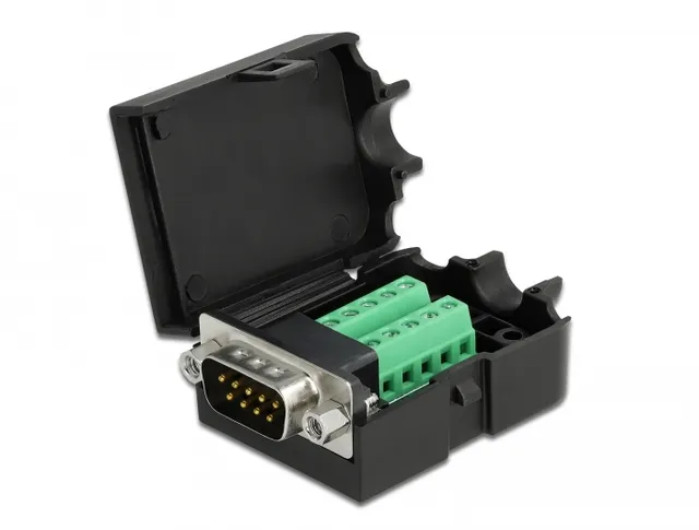 DeLOCK VGA-adapter - DB-9 (hane) till 10 stifts terminalblock