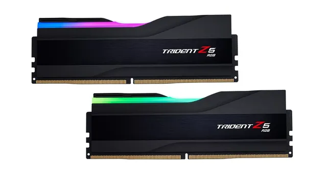 Trident Z5 RGB DDR5-6000 - 128GB - CL34 - Dual Channel (2 pcs) - Intel XMP - Svart med RGB