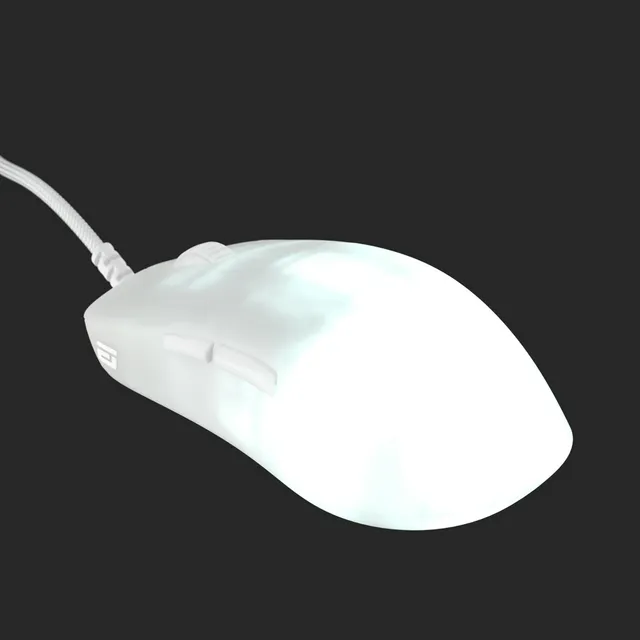 OP1 RGB Trådad Gaming Mus - White Frost