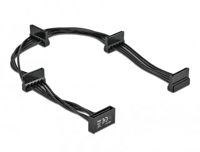 4x-strömadapter Sata 15-pin