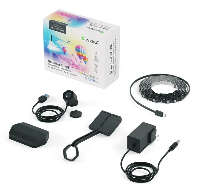 4D V2 Screen Mirror Camera + Lightstrip Kit (TVs Up to 65″)