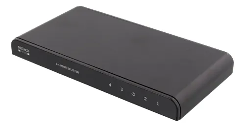 PRIME HDMI Splitter - 1 till 4 splitter - 4K - Svart
