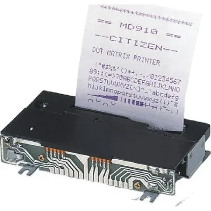 DOT Matrix Prnt Mechanism 5V 58MM Paper Width 24 C W/OUT Knob