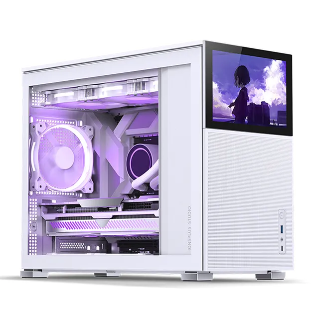D31 mesh screen - white - Chassi - Minitower - Vit