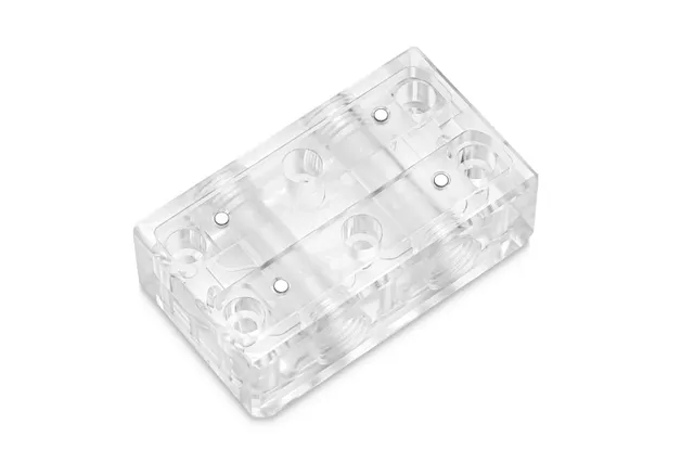 EK Water Blocks 3831109899205, Brygga till vattenblock, Akryl, Transparent, 1/4, Vector² GPU Water blocks, 41 mm