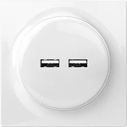 Walli N USB Outlet White