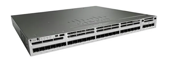 Catalyst 3850-24S-S - Switch - L3 - Administrerad - 24 x Gigabit SFP - skrivbordsmodell, rackmonterbar - återanvänd