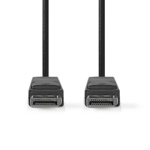 Displayport-kabel | DisplayPort Hane | DisplayPort Hane | 8K@60Hz | Guldplaterad | 1.00 m | Rund | PVC | Svart | Låda