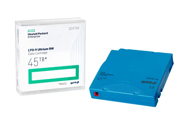 HPE - LTO Ultrium 9 - 18 TB / 45 TB - ljusblå - för P/N: R7E99A, R7F00A, R7F01A, R7F02A