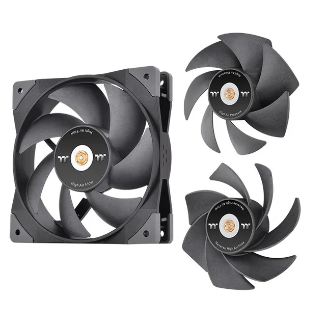 SWAFAN GT12 TT Premium Edition -kotelotuuletin (120 mm, Musta, 1 kpl)